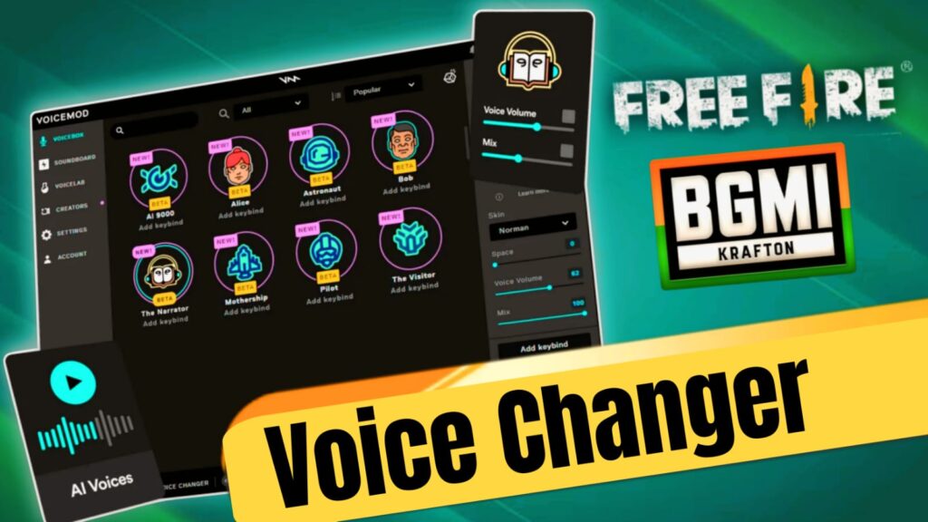 Top 5 Free Fire Voice Changer App